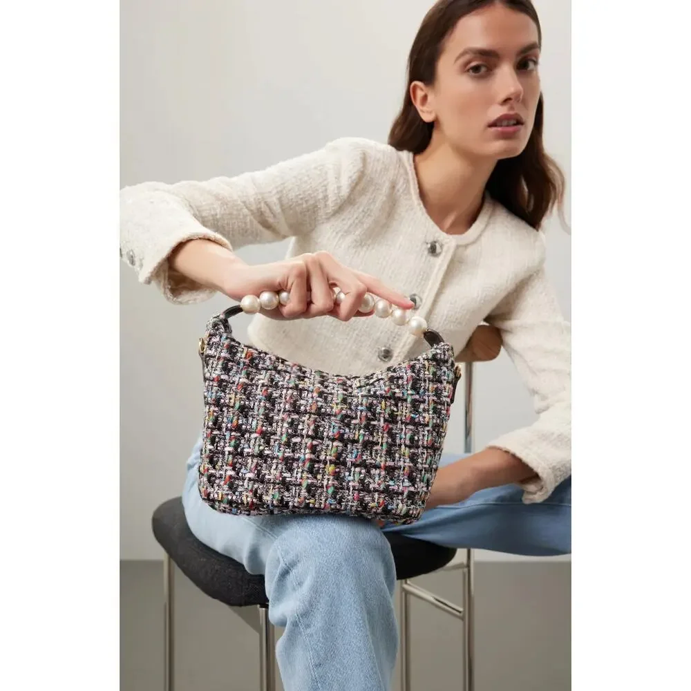 Lele Sadoughi Hazel Pearl Handle Bag